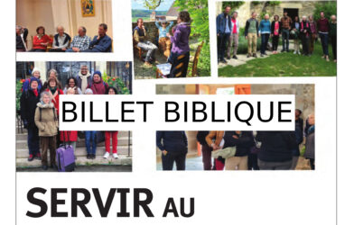Ensemble N°56 Billet biblique Servir au Conseil Presbytéral