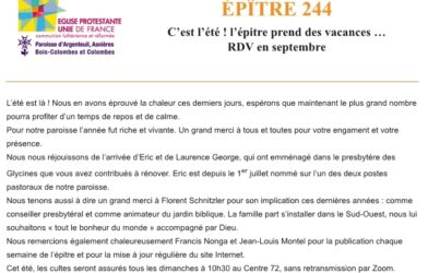 Epître 244