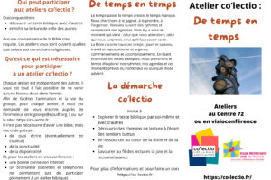 Ateliers co&rsquo;lectio